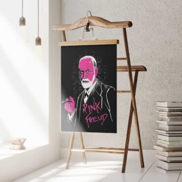 Pink Floyd Poster - Pink Freud The Dark Side Of The Moon