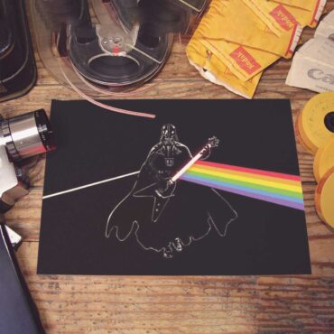 Pink Floyd Poster - Darth Vader of The Moon