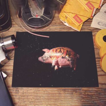 Pink Floyd Poster - Pink Floyds Flying Pig
