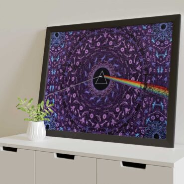Pink Floyd Poster - Dark Side of the Moon Album Psychedelic