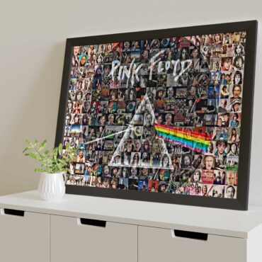 Pink Floyd Poster - Photo Mosaic Print Art of All Things