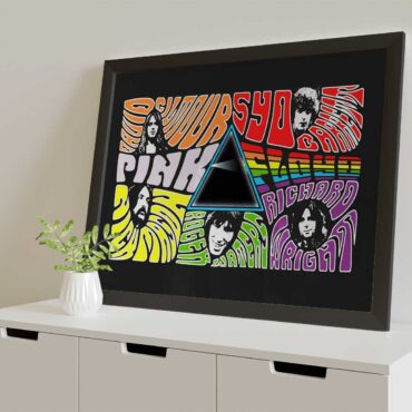Pink Floyd Poster - Member Art Full Color