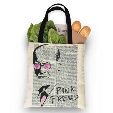 Pink Floyd Freud Dictionary Art Tote Bag