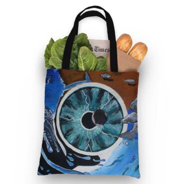Pink Floyd Tote Bag - Pulse Hand Drawing Art