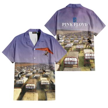 The Dark Side Of The Moon In The Wall Art Hawaiian Pink Floyd Shirt