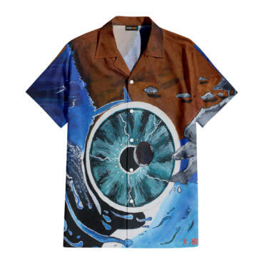 The Dark Side Of The Moon In The Wall Art Hawaiian Pink Floyd Shirt