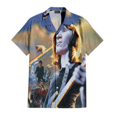 The Dark Side Of The Moon In The Wall Art Hawaiian Pink Floyd Shirt