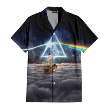 The Dark Side Of The Moon In The Wall Art Hawaiian Pink Floyd Shirt