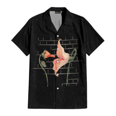 The Dark Side Of The Moon In The Wall Art Hawaiian Pink Floyd Shirt