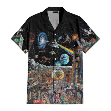Echoes From The Darkside Of The Moon Hawaiian Pink Floyd Shirt