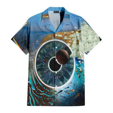 The Dark Side Of The Moon In The Wall Art Hawaiian Pink Floyd Shirt