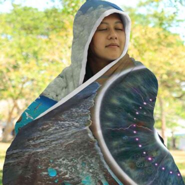 Pulse Pink Floyd Hooded Blanket