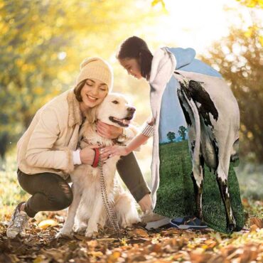 Atom Heart Mother Pink Floyd Hooded Blanket
