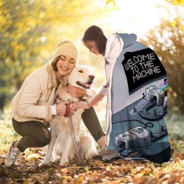 Welcome To The Machine Pink Floyd Hooded Blanket