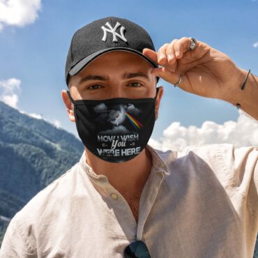 How Wish You Were Here Art Pink Floyd Adjustable Mask