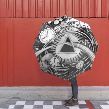 Pink Floyd Umbrella - DSOTM Hand Draw Art