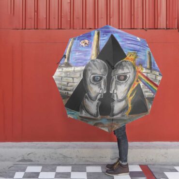 Pink Floyd Umbrella - Album Cover Drawing Art