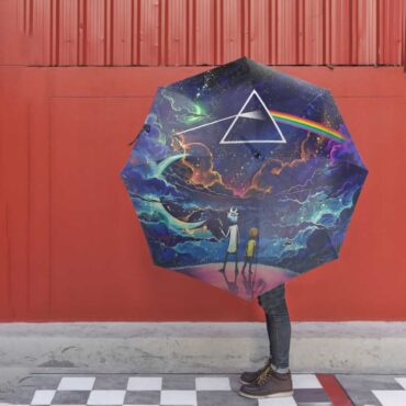 Pink Floyd Umbrella - Rick and Morty The Dark Side Of The Moon