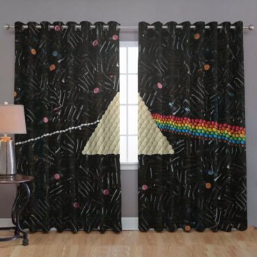 Pink Floyd Window Curtains - Dark Side Of The Moon Candy