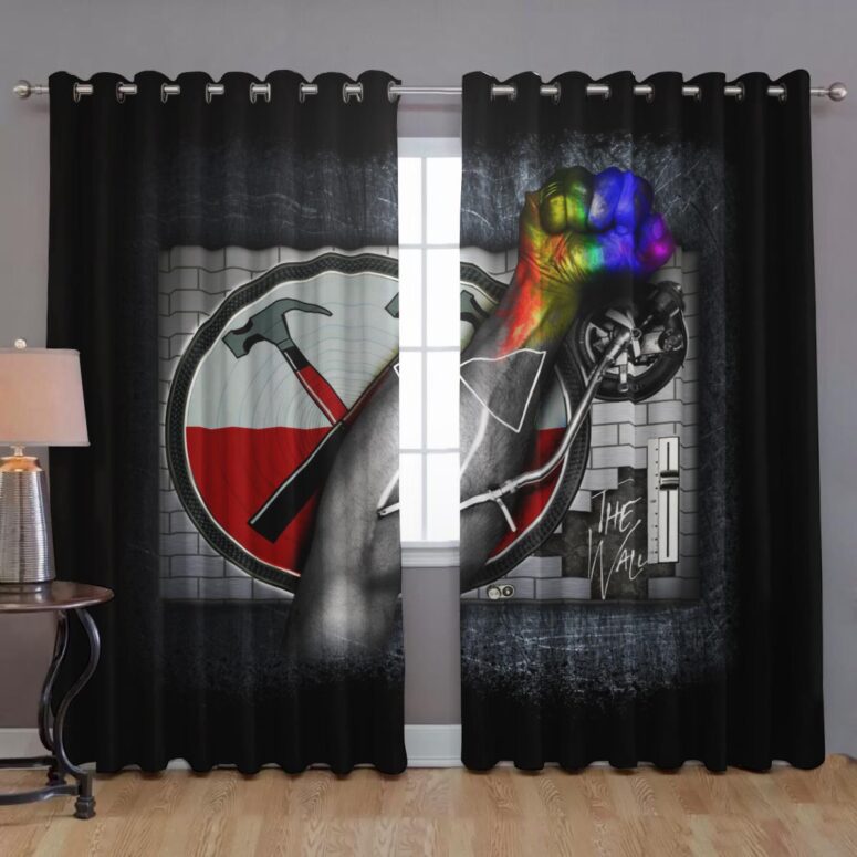 Pink Floyd Window Curtains - Deejay The Wall Shirt