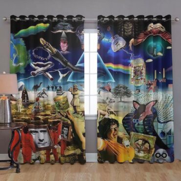 Pink Floyd Window Curtains - Music is always by your side