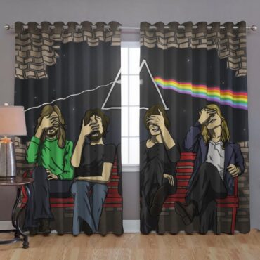 Pink Floyd Window Curtains - Facepalm