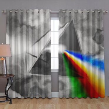 Pink Floyd Window Curtains - Prismatica