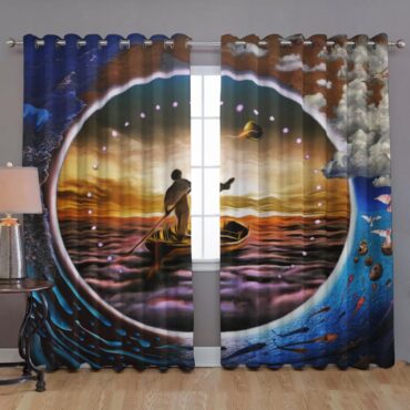 Pink Floyd Window Curtains - The Endless River