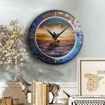 Pink Floyd Wooden Clock - The Endless River