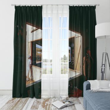 Pink Floyd Window Curtains - Echoes III Compilation Album Art 2001