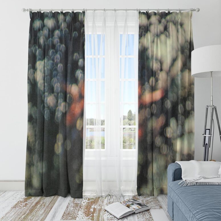 Pink Floyd Window Curtains - Obscured by Clouds