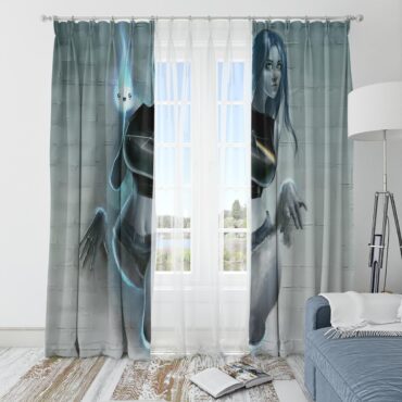 Pink Floyd Window Curtains - The Ghost Girl Pink Floyd fan