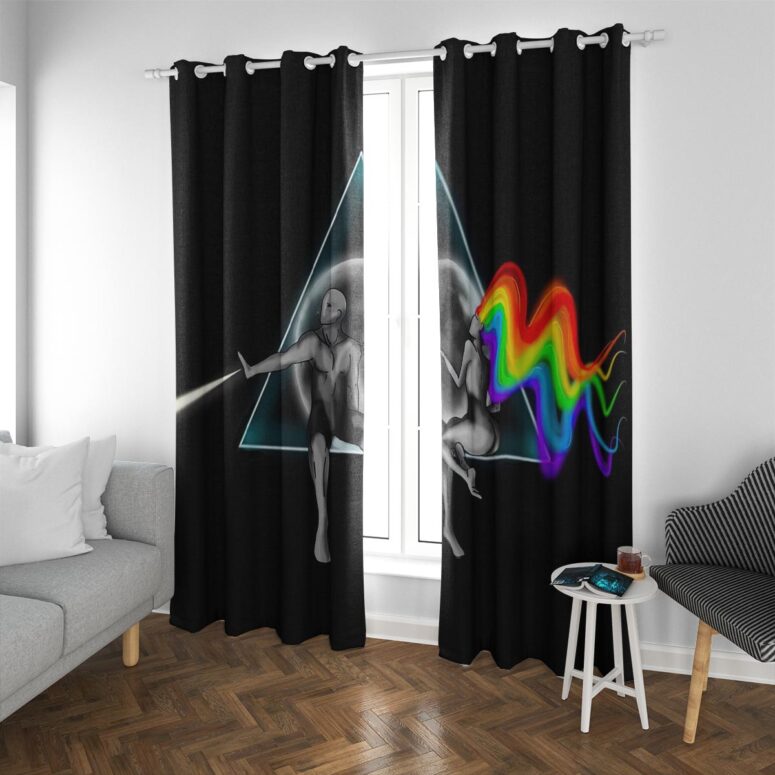 Pink Floyd Window Curtains - Adam Eva