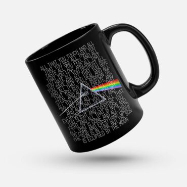 All That You Touch And You See Pink Floyd Eclipse Lyrics Black Mug
