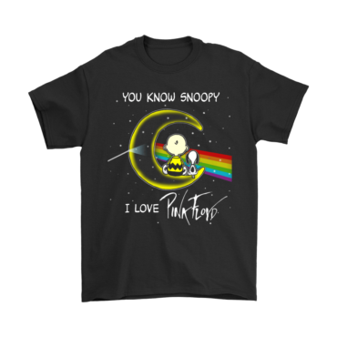 You Know Snoopy I Love Pink Floyd Dark Side Of The Moon Shirt
