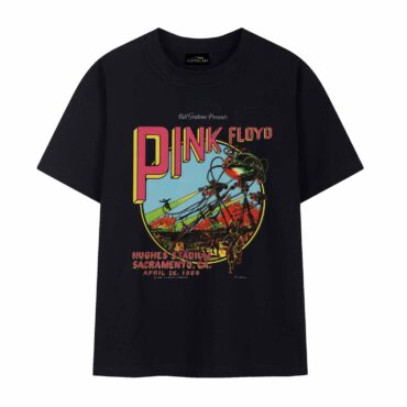 Hughes Stadium Sacramento Concert Vintage Pink Floyd Shirt