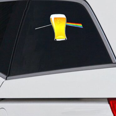 Wish You Were Beer Pink Floyd Car Sticker Decal