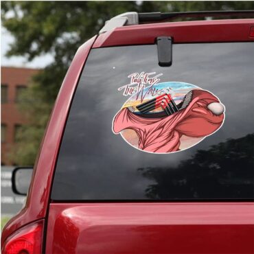 Pink Floyd The Wall Version 2 Car Sticker Decal