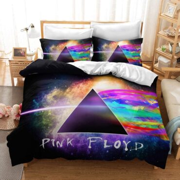 Pink Floyd Dark Side Of The Moon Galaxy Bedding Sets