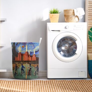 Pigs Can Fly Stranger Things x Animals Pink Floyd Laundry Basket