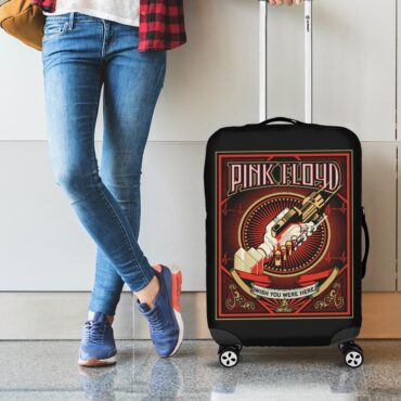 Wish You Were Here Black Pink Floyd Luggage Cover