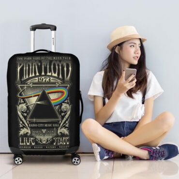 Dark Side of The Moon Tour 1973 Radio City Music Hall Concert New York Pink Floyd Luggage Cover