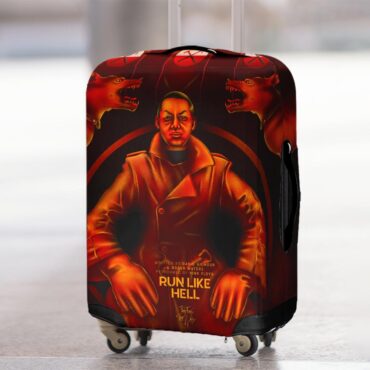 Run Like Hell Fan Art Pink Floyd Luggage Cover