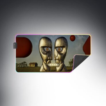 The Division Bell Fan Art Magic RGB Pink Floyd Luminous Mouse Pad Led