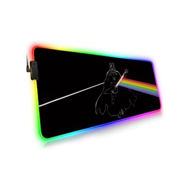 Darth Vader of The Moon Magic RGB Pink Floyd Luminous Mouse Pad Led