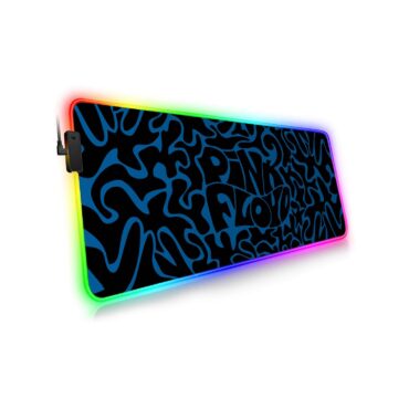 Pink Floyd Logo Cosmic psychedelic Art Magic RGB Luminous Mouse Pad Led