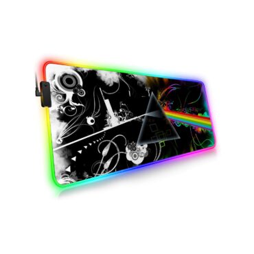 Universe Pink Floyd Wall Art Magic RGB Luminous Mouse Pad Led