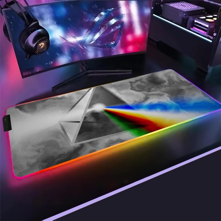 Prismatica Magic RGB Pink Floyd Luminous Mouse Pad Led