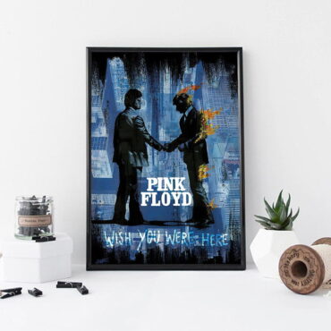 Pink Floyd Wish You Were Here Digital Art Canvas