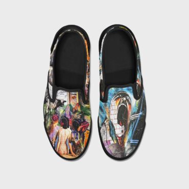 Pink Floyd Psychedelic Rock Album Cover Slip On